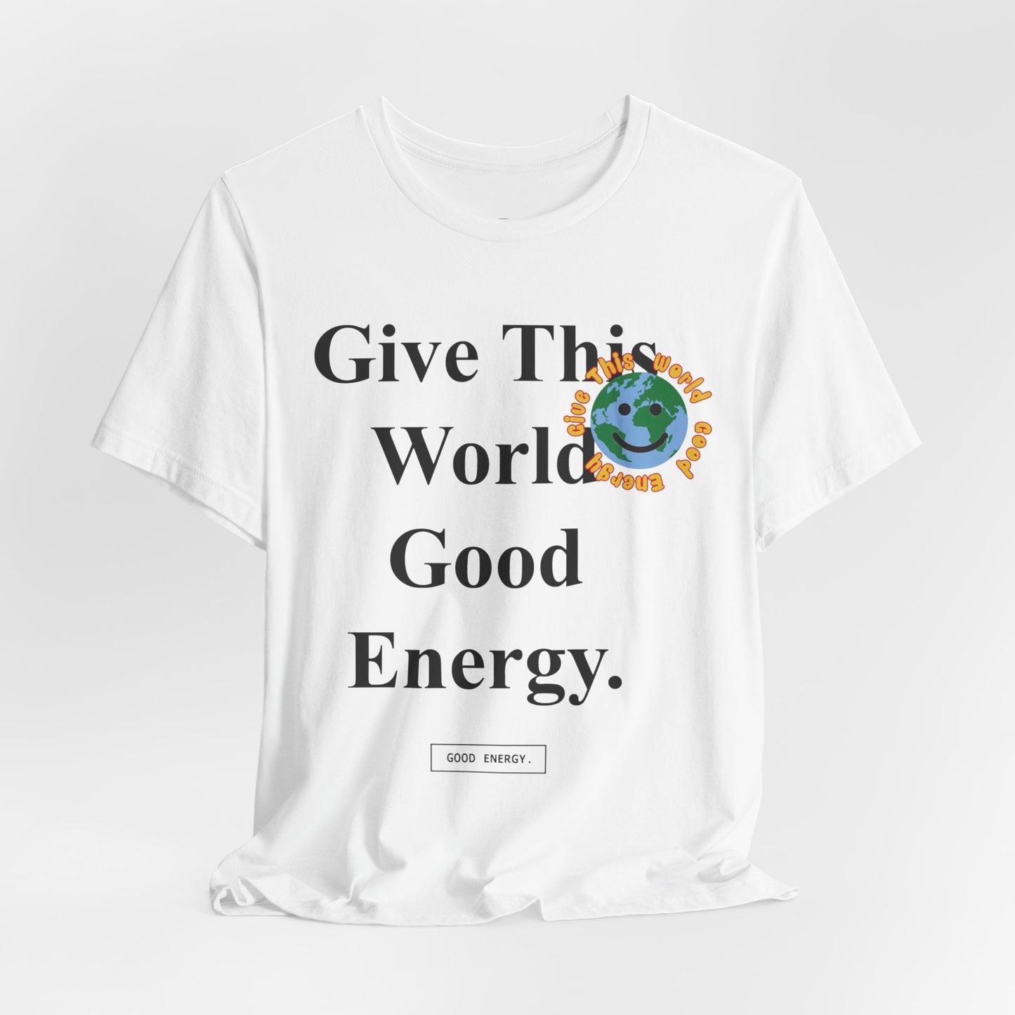 White "Give This World" Tee