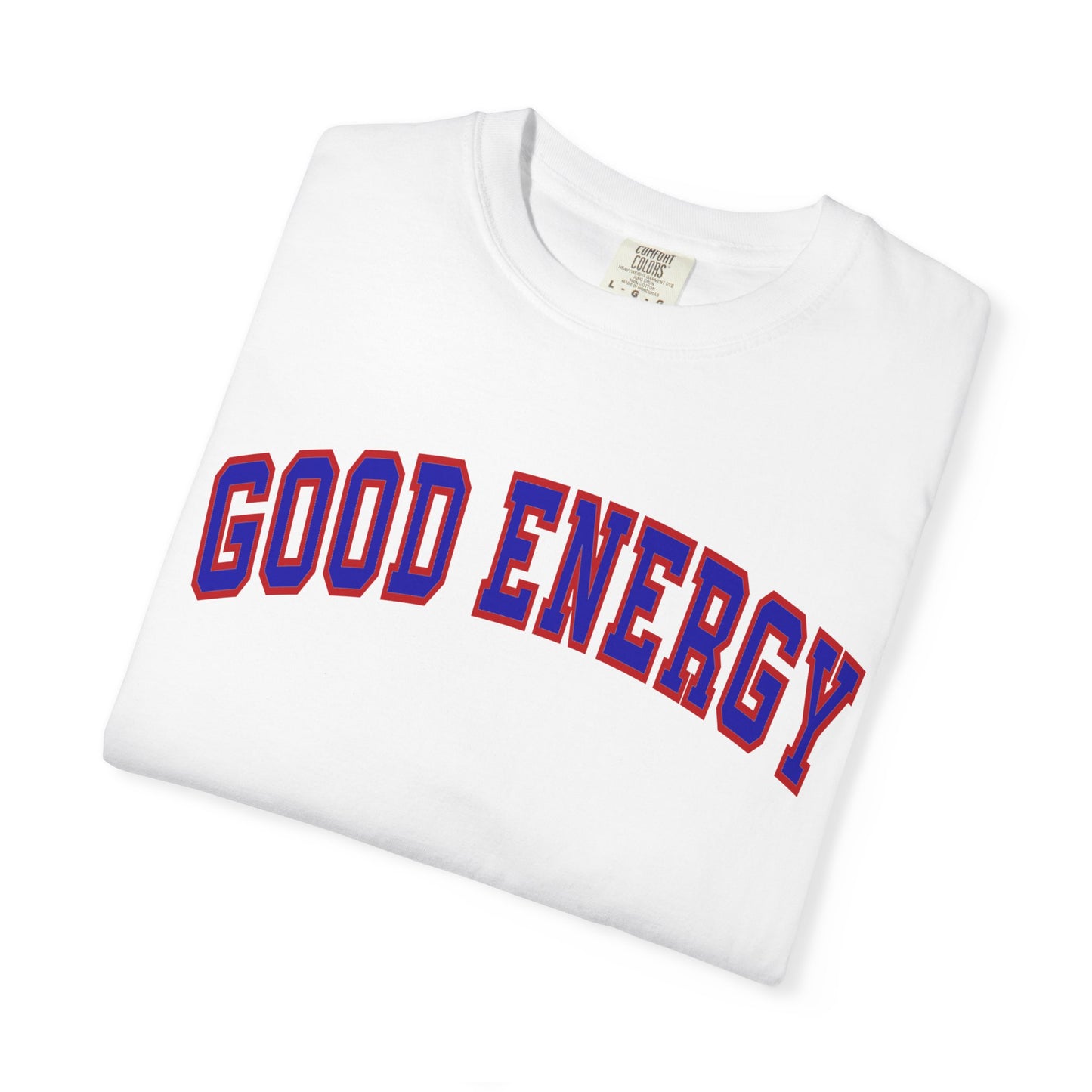 White/Navy Arch Tee